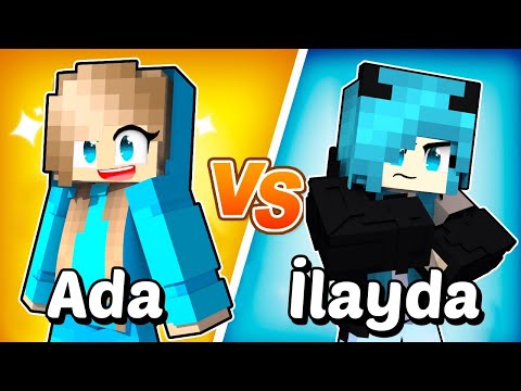 İLAYDA VE YENİ KIZ KARDEŞİMİZ KAVGA ETTİ -Minecraft