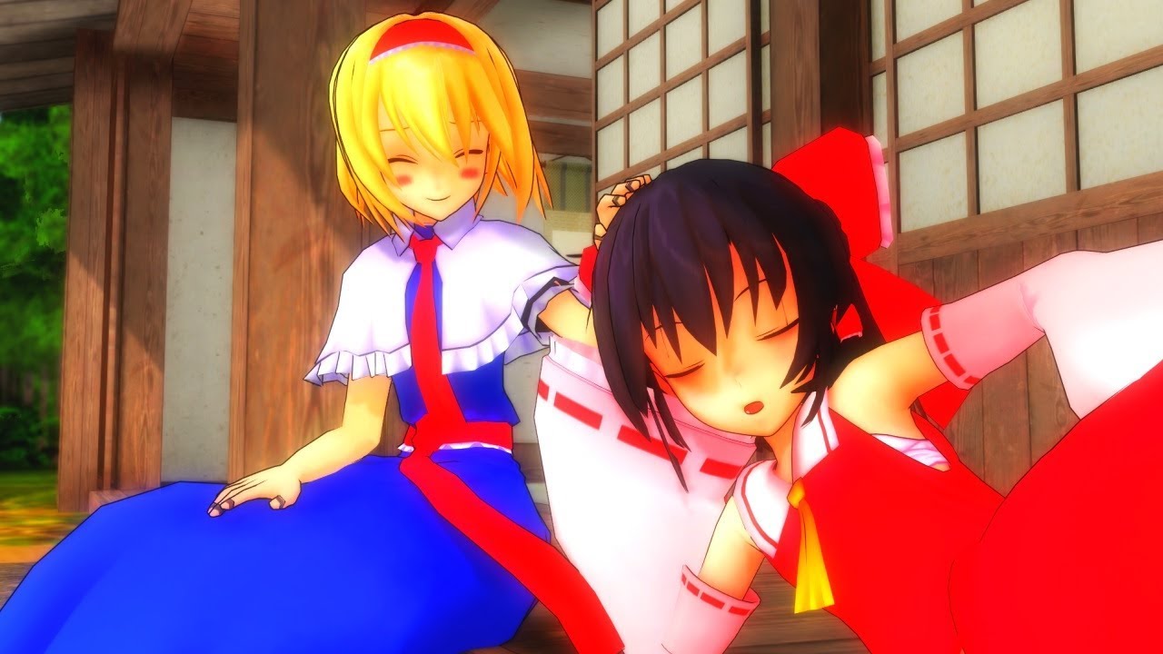 【東方MMD】働く霊夢とアリスさん【MMD紙芝居】