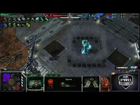 (HD443) Marineking vs DRG - TvZ - Game 2 MLG - Starcraft 2 Replay [FR]