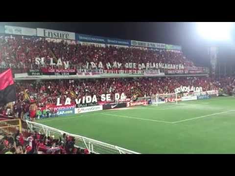 "Recibimiento a Liga Deportiva Alajuelense vs Montreal Impact (1080p)" Barra: La 12 • Club: Alajuelense