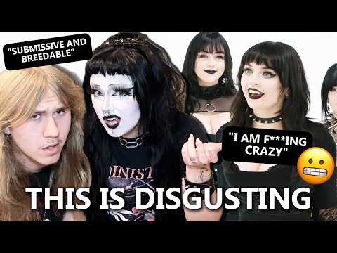 Goths React to "9 Goth Girls Blind Date One Nice Guy"
