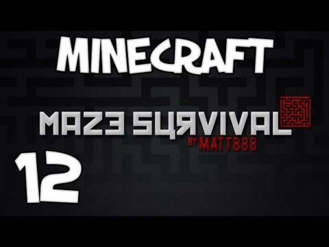 XerainGaming - Minecraft Maze Survival - Part 12: Witch Beat Down
