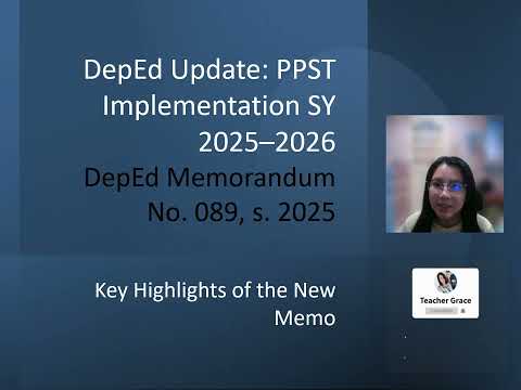 DepEd Memorandum No. 089, s. 2025 - (PMES) 2025 - 2026