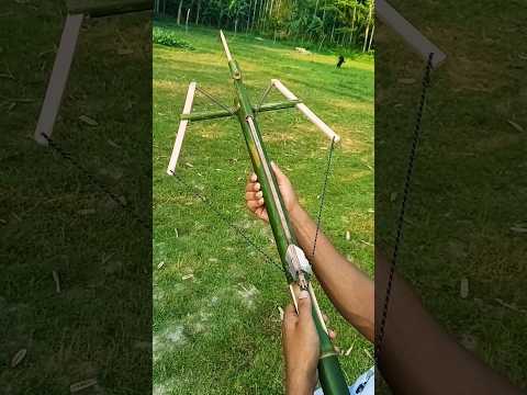 Bamboo Creations with bow & Slingshots #bamboo #Diy