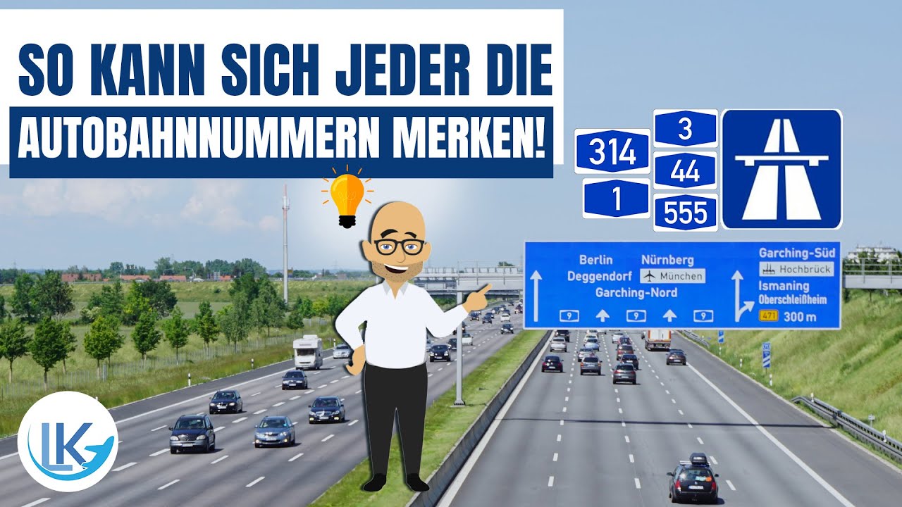 Nummerierung der Bundesautobahn: So funktioniert das deutsche Straßensystem!