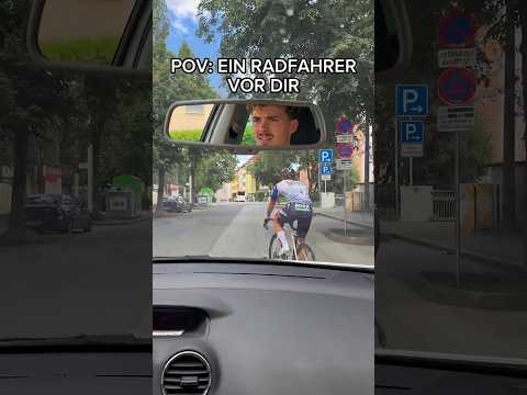 POV: Ein Radfahrer ist vor dir😂