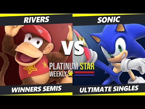 PSW S15:W6 Winners Semis - Rivers (Diddy Kong) Vs. Jakal (Sonic) SSBU Ultimate Tournament