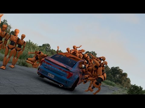 CARS VS DUMMIES VS GRAVITY: Which Does More Damage? - BEAMNG DRIVE