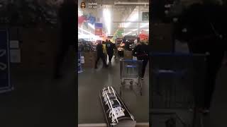 Vicious fight at Walmart