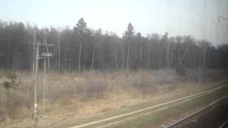 preview picture of video 'Hnivan - Selyshchansky. Ukrainian Railways. Electric train ED9M-0060. Zhmerynka - Vinnytsia. Part 09'