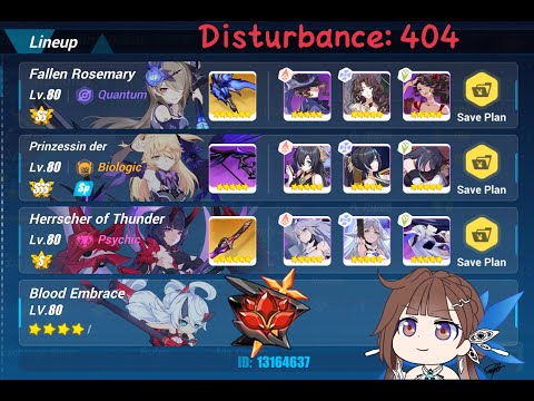 [HI3 - SEA] Exalted Abyss Red Lotus Li Sushang (Paralyze) D404 FR (SS1) PV (SSS) HT (S1) 650+ Pts