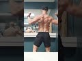 Arm day - post workout posing bodybuilding/men's physique