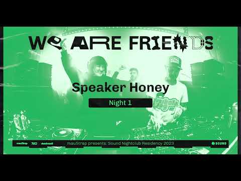 Speaker Honey @ Sound Nightclub (WAF Residency 2023 - Night 1) [4K Full Set]