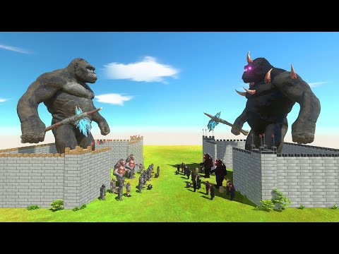 Mutant Primates Against Evil Itself - Animal Revolt Battle Simulator