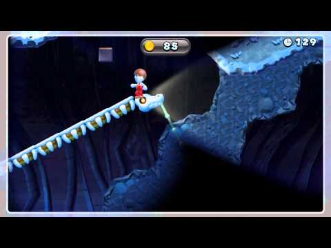 New Super Mario Bros U - Herausforderung (Challenge) - Knochenbahn im Münzenwahn (Dark Dark Coaster) Gold