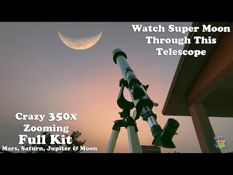 Best Refractor Telescope Step By Step 🔭| F70060 Anand Traders Telescope 350x Zoom Best For Beginners