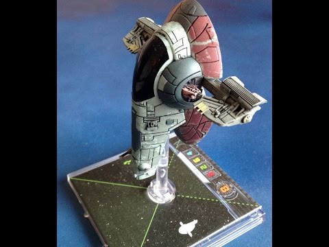 The Cardboard Dungeon: X-Wing Ship Review - Slave 1