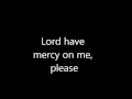 Christina Aguilera- Mercy On Me lyrics 