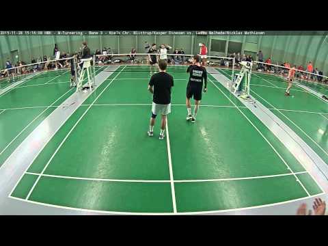 HBK - M-Turnering - Bane 3 - Christian Blittrup/Kasper Dinesen vs. Lasse Mølhede/Nicklas Mathiasen