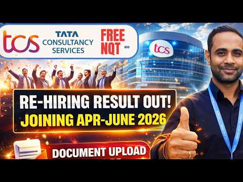 TCS NQT 2025 Re-Hiring Result Announced | TCS F2F Interview Result | TCS Free NQT