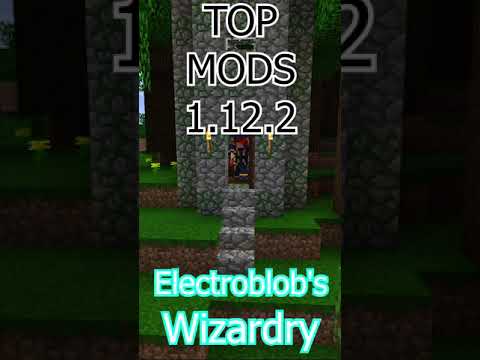 Epic Magic! Top Minecraft mods (Electroblob's Wizardry) #shorts