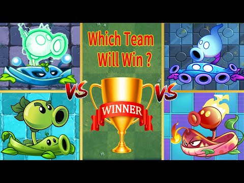PvZ 2 Gameplay | 4 Best Vine Team Plants Challenge - Which Team Will Win ?