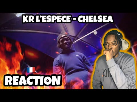 AMERICAN REACTS TO FRENCH RAP | KR L'espece - Chelsea