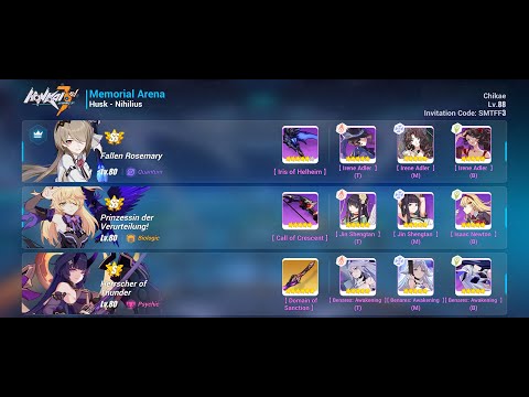 SSS Husk - Nihilius: Bringing the Torture from Abyss to EX MA (45792) | Honkai Impact 3