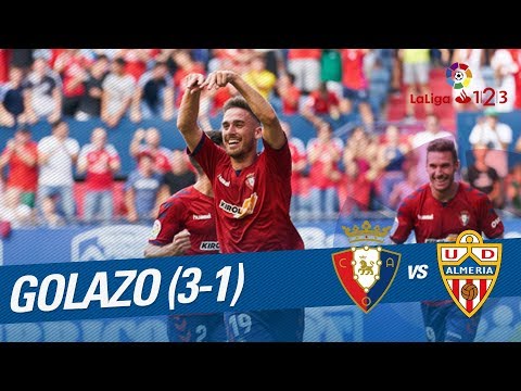Golazo de Kike Barja (3-1) CA Osasuna vs UD Almería