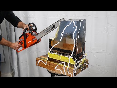 I Carved this into a Wolf