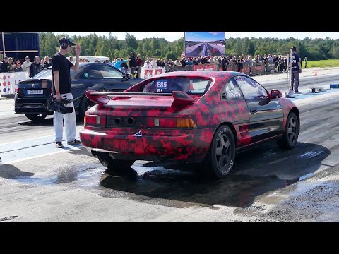 Thumbnail for BMW M240i G42 xDrive vs Toyota MR2 2.0 Turbo K20 DSG 1/4 mile drag race