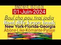 Boul cho pou tiraj jodia- Boul dife kraze bank 01-Juin-2024.