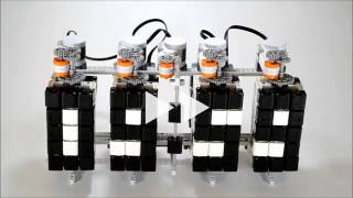 preview picture of video 'LEGO Mindstorms Uhr  Bauanleitung'