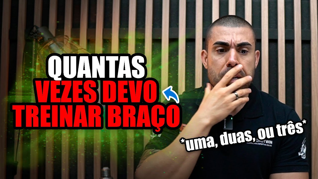 Quantas vezes treinar braço na semana