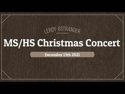 MS/HS Christmas Concert 2021-2022
