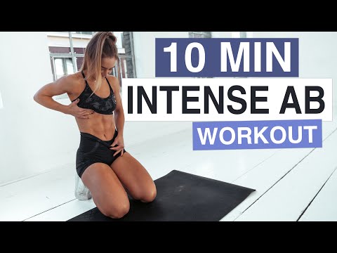 10 MIN INTENSE AB WORKOUT | At Home, No Equipment