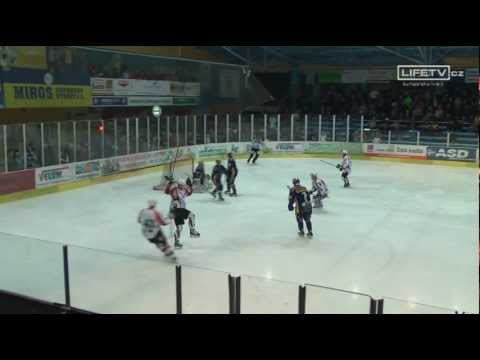 Hokej: 14.3. 2012 Salith Šumperk vs. HC Baník Most - sestřih