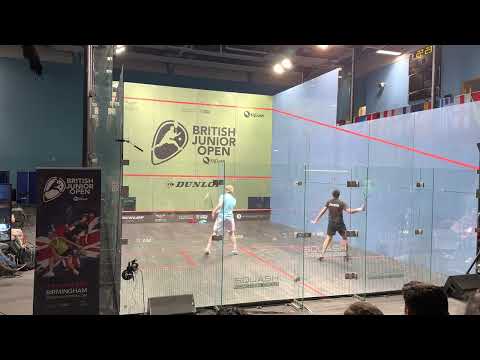 British Junior Open Semi - Final - Hamza Khan vs Finnlay Withington 4