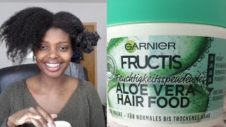 Review - Garnier Fructis // Feuchtigkeitsspendendes Aloe Vera Hair Food *Feuchtigkeitskur