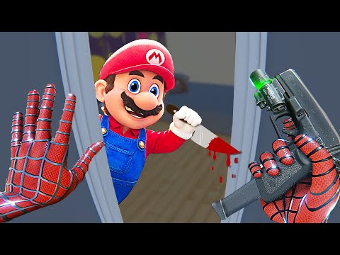 MARIO Breaks Into My VR Bedroom (Best Bonelabs Mods)