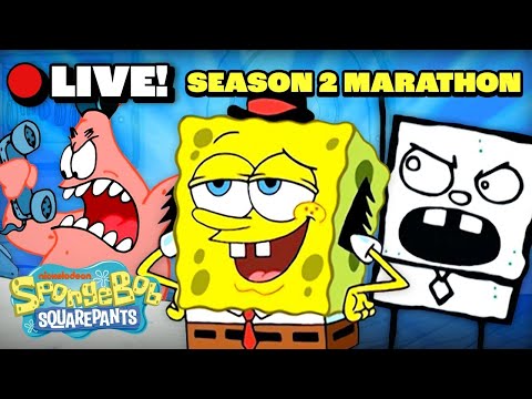 🔴LIVE: SpongeBob - Season 2 Marathon | @SpongeBobOfficial