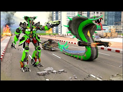 Play Snake Robot Car Transforming Game as Robot War Games in Robot Car Games. Android/iOS - Gameplay