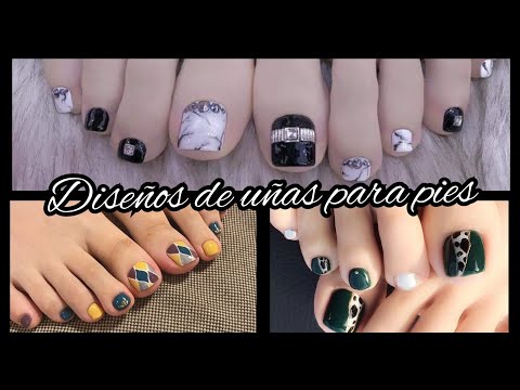 DISEÑOS DE UÑAS PARA PIES 2020❤️❤️/COLORES DE OTOÑO-INVIERNO/ NAIL 2020-2021