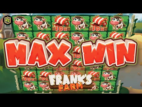 🚀 First 5,000x Max Win On Frank’s Farm Slot! 🚀 Online Slot Big Win - Hacksaw Gaming
