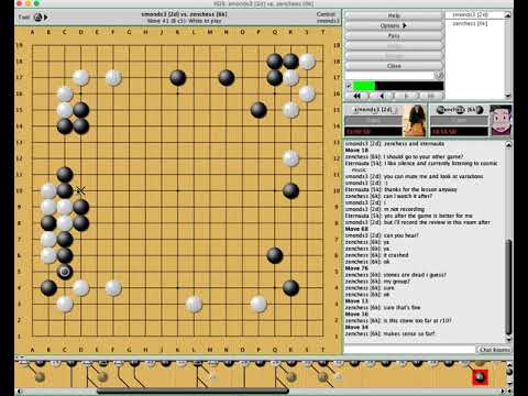 Teaching Game vs 6k (ZenChess on KGS) Review - Go/igo/baduk/Weiqi