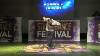 2015 JINJU SDF Street Dance Festival POPPING SIDE I JUDGE SHOW I POPPIN J I