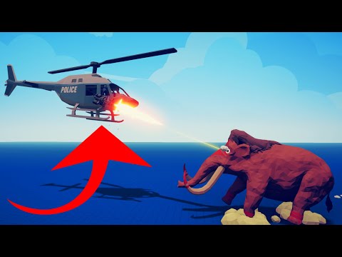 🚁New Secret Unit Helicopter vs Every Faction - Totally Accurate Battle Simulator TABS