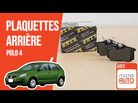 Changer les Plaquettes arrière Polo 4 🚗