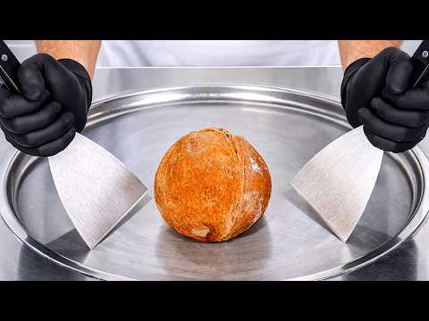 Coconut Ice Cream Rolls | Satisfying Visual ASMR