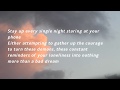 How To Never Stop Being Sad Dandelion Hands LYRICS